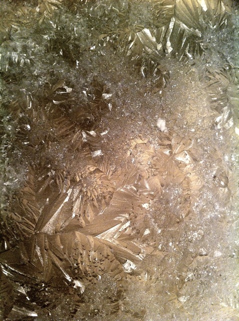Salt crystals in the Salt Potato pot